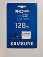 Samsung PRO Plus 128GB microsd kaart, Audio, Tv en Foto, Fotografie | Geheugenkaarten, Nieuw, Samsung, Ophalen of Verzenden, 128 GB
