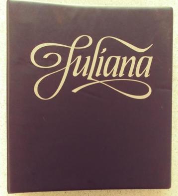 Juliana munten in voordrukalbum,  compleet excl. zilver beschikbaar voor biedingen