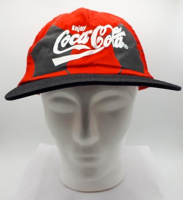 Coca-Cola Baseballcap voetbal, Verzamelen, Merken en Reclamevoorwerpen, Zo goed als nieuw, Gebruiksvoorwerp, Ophalen of Verzenden