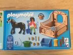 Playmobil Country 5519 Fries paard met paardenbox, Kinderen en Baby's, Speelgoed | Playmobil, Ophalen of Verzenden, Zo goed als nieuw