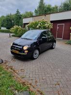 Fiat 500 1.2 AUT 2011 Zwart Panoramadak Airco NAP Apk 7-2026, 1242 cc, 4 cilinders, Zwart, Origineel Nederlands