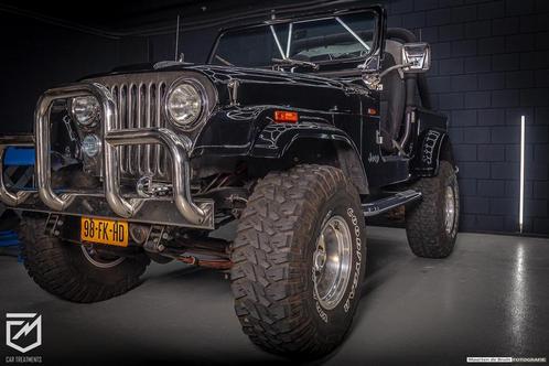 Prachtige nostalgische Jeep CJ-7 V8 Quadratrac Automaat, Auto's, Oldtimers, Particulier, 4x4, Alarm, LED verlichting, Lichtmetalen velgen