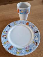 Jan, Jans en de kinderen Blue Band Servies - Bord en Beker, Huis en Inrichting, Keuken | Servies, Gebruikt, Ophalen of Verzenden