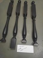 Hardhouten balusters kleur zwart. 42×42 mm ,90×90 mm, Doe-het-zelf en Verbouw, Ladders en Trappen, Ophalen, Zo goed als nieuw