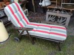 Vintage ligbed kettler met originele kussen I.z.g.s., Tuin en Terras, Tuinmeubel-accessoires, Ophalen, Zo goed als nieuw