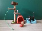 Schleich Farm World krabpaal set met katten 42501, Ophalen of Verzenden, Zo goed als nieuw, Hond of Kat, Beeldje of Figuurtje