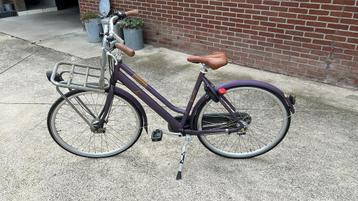 Montego Transportfiets – 3 versnellingen – 28 inch – Paars beschikbaar voor biedingen