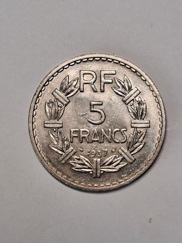 Frankrijk 5 francs 1937 beschikbaar voor biedingen