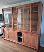 Gezocht: houten buffetkast / vitrinekast met deuren, Ophalen, Met plank(en), Gebruikt, 200 cm of meer