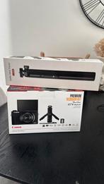 Canon G7X Mark III Vlogger Kit - Nieuw met veel extras, Audio, Tv en Foto, Fotocamera's Digitaal, Ophalen, Canon, Compact, Nieuw