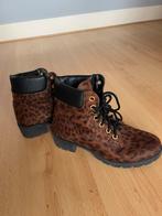 Laarsjes panterprint maat 37, Kleding | Dames, Schoenen, Ophalen of Verzenden, Gedragen, Bruin