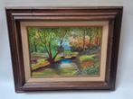 Antiek grote schilderij, Antiek en Kunst, Kunst | Schilderijen | Klassiek, Ophalen of Verzenden