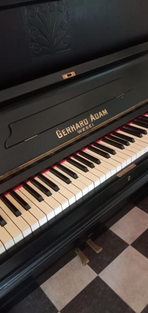 piano, Muziek en Instrumenten, Piano's, Gebruikt, Piano, Zwart, Ophalen of Verzenden