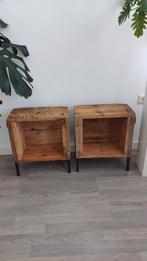 Nachtkastjes (custom made), Huis en Inrichting, Ophalen, Minder dan 45 cm, Zo goed als nieuw, Minder dan 55 cm