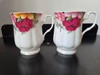 Rose garden fine bone china porselein, Ophalen of Verzenden, Gebruikt, Porselein