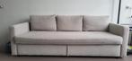 IKEA FRIHETEN slaapbank – beige (2023, goede staat), Huis en Inrichting, Banken | Sofa's en Chaises Longues, Gebruikt, 100 tot 125 cm