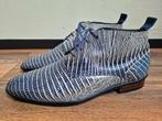 Floris van Bommel herenschoenen maat 43 / 9 nieuwstaat, Blauw, Floris van Bommel, Ophalen of Verzenden, Zo goed als nieuw