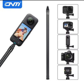 Carbon Fiber Selfie Stick for Insta360/GoPro, 3 meter beschikbaar voor biedingen