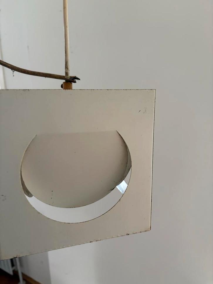 Orno Shogo Suzuki Kubus Hanglamp - Mid-Century, Huis en Inrichting, Lampen | Hanglampen, Gebruikt, Minder dan 50 cm, Metaal, Ophalen