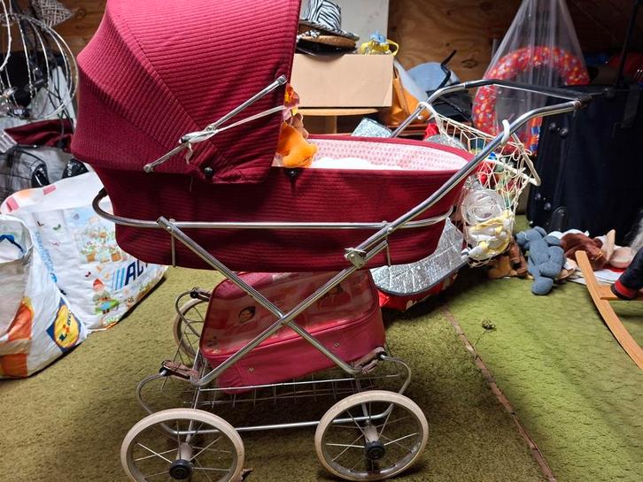 Oude Poppenwagen - Compleet!, Verzamelen, Speelgoed, Ophalen of Verzenden