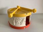 Vintage Fisher-Price Drumstel met Stokken Speelgoed Drum, Ophalen of Verzenden