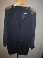 G431 Stills mt L vest donkerblauw chiffon tricot, Maat 42/44 (L), Zo goed als nieuw, Stills, Verzenden