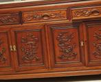 Echte rozenhout prachtig dressoir uit China., Ophalen, Zo goed als nieuw, 25 tot 50 cm, 200 cm of meer