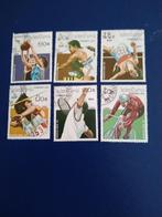 laos, Verzenden, Gestempeld, Sport