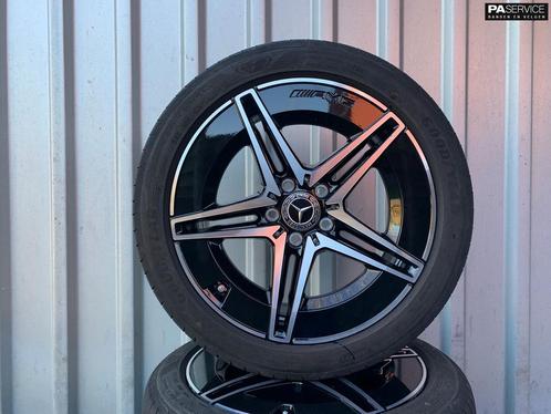 Origineel 18 inch Mercedes AMG C klasse breedset incl Goodye, Auto-onderdelen, Banden en Velgen, Banden en Velgen, Zomerbanden