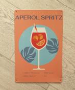 Aperol spritz metalen bord decoratie, Ophalen of Verzenden, Gebruikt