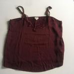 Top bordeaux jacqueline de yong maat 38, Maat 38/40 (M), Ophalen of Verzenden, Zonder mouw, Gedragen