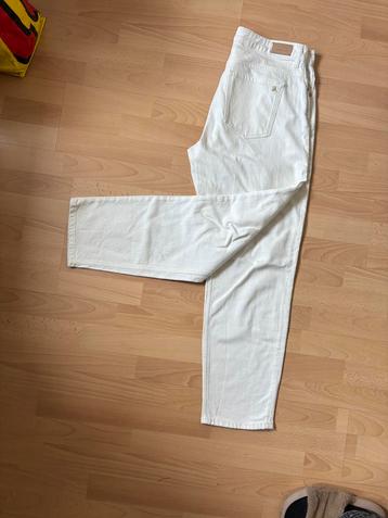 Crème jeans broek van Studio Anneloes mt. XL, XXL beschikbaar voor biedingen