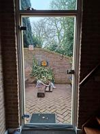 Glazen voordeur, Doe-het-zelf en Verbouw, Kozijnen en Schuifpuien, Gebruikt, Raamkozijn, Hout, Ophalen