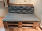 Pallet bank met kussens., Ophalen, Zo goed als nieuw, Hout