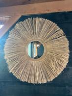 Rotan Spiegel -  80 cm, Huis en Inrichting, Woonaccessoires | Spiegels, Ophalen, Rond, Zo goed als nieuw, 75 tot 100 cm