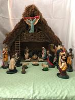 Mooie oude Kerstgroep, jaren 50 hand geschilderd 22cm, Diversen, Ophalen, Nieuw