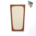 teak vintage Mid Century SPIEGEL Deens design Scandinavisch, Huis en Inrichting, Woonaccessoires | Spiegels, Minder dan 50 cm