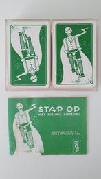 Stap op fietsspel kaartspel vintage, Ophalen of Verzenden