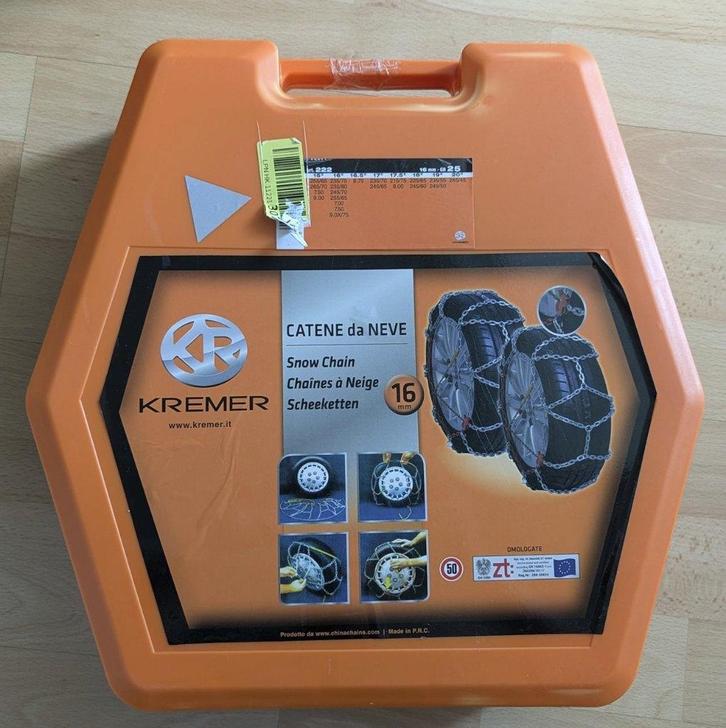 Sneeuwkettingen Kremer 222, Auto diversen, Sneeuwkettingen, Nieuw, Ophalen of Verzenden