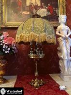 Grote brocante tafellamp / staande lamp antiek barok, Ophalen of Verzenden, Gebruikt, Overige materialen, Minder dan 50 cm