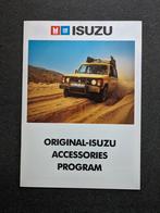 Brochure ISUZU Trooper Accessoires 8/1985, Overige merken, Ophalen of Verzenden, Zo goed als nieuw