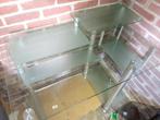 glass desk / computer desk, Ophalen, Gebruikt, Bureau