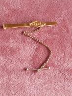 mooie dasspeld , gemerkt verguld 925, Sieraden, Tassen en Uiterlijk, Antieke sieraden, Ophalen, Zilver, Overige typen, Verguld
