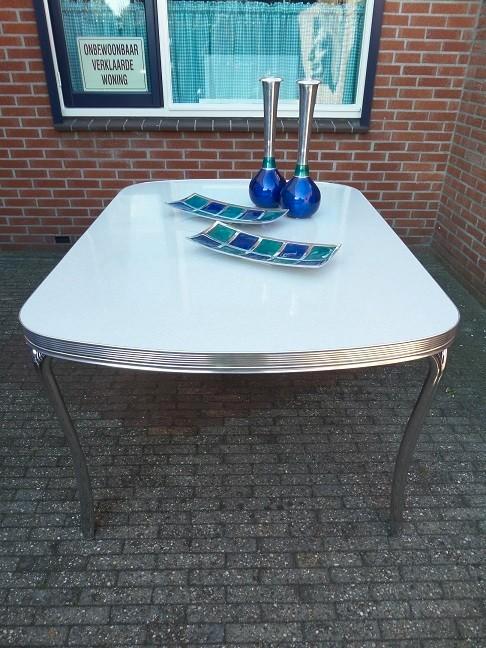FIFTIES SIXTIES AMERIKAANSE BEL AIR DINER STOELEN MET TAFEL, Huis en Inrichting, Stoelen, Zo goed als nieuw, Vijf, Zes of meer stoelen