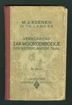 1947 Verklarend zakwoordenboekje der Nederlandse taal Koenen, Ophalen of Verzenden, Koenen