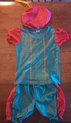 Pietenpak maat 110 / 116 roze blauw, Ophalen of Verzenden, Gebruikt