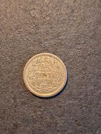 munt Nederland 25 cent 1925 zilver, Zilver, Koningin Wilhelmina, Ophalen of Verzenden, Losse munt