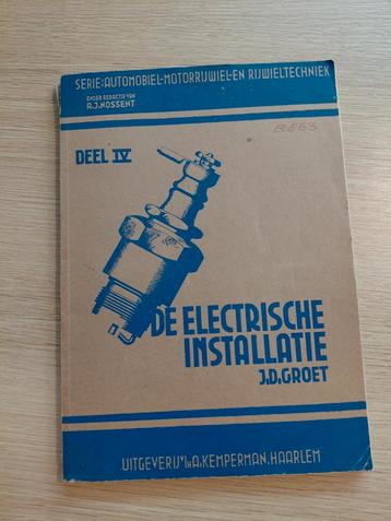 De Elektrische Installatie - Auto Techniek Boek beschikbaar voor biedingen