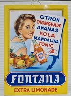 reclamebord Fontana extra limonade, 1958, Ophalen of Verzenden, Gebruikt, Reclamebord