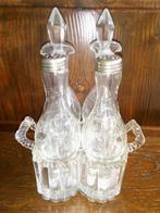 kristal cruet set, Ophalen of Verzenden